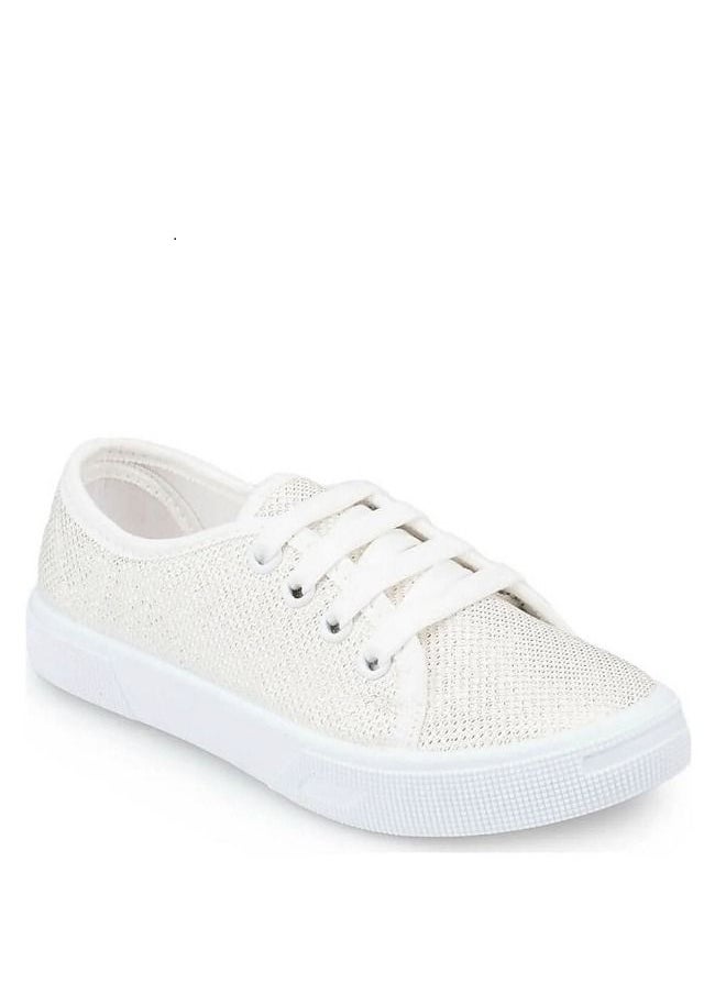 SouqBazar  Girls Silver White Slip on loafers.  - Image 2
