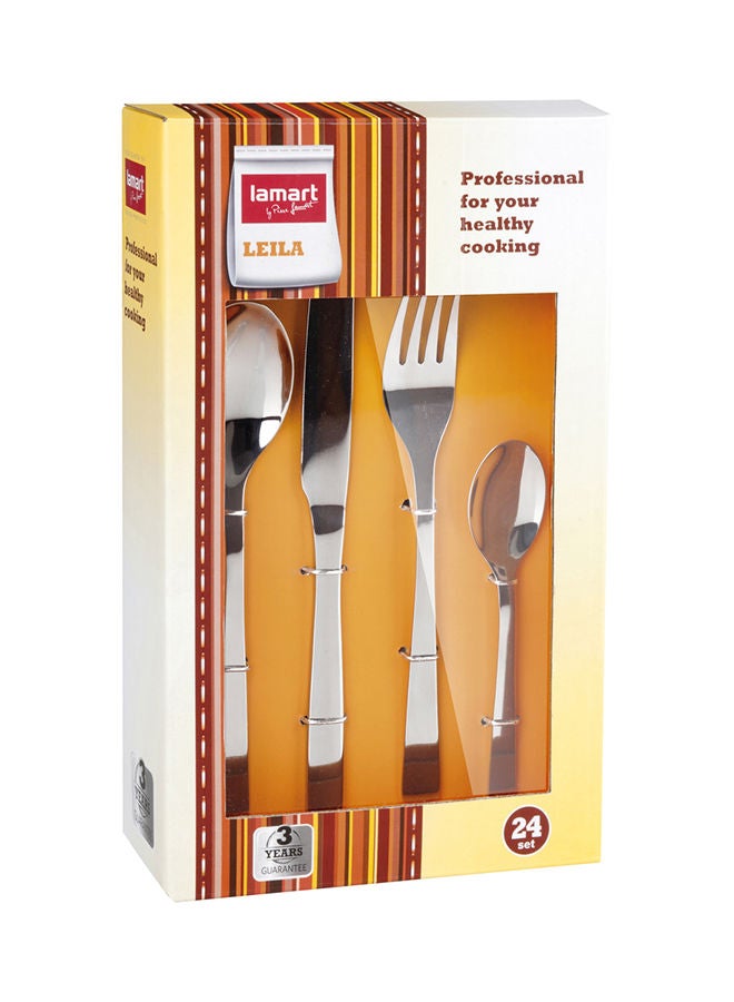Lamart 24 Pcs Stainless Steel Cutlery Set  - Image 1