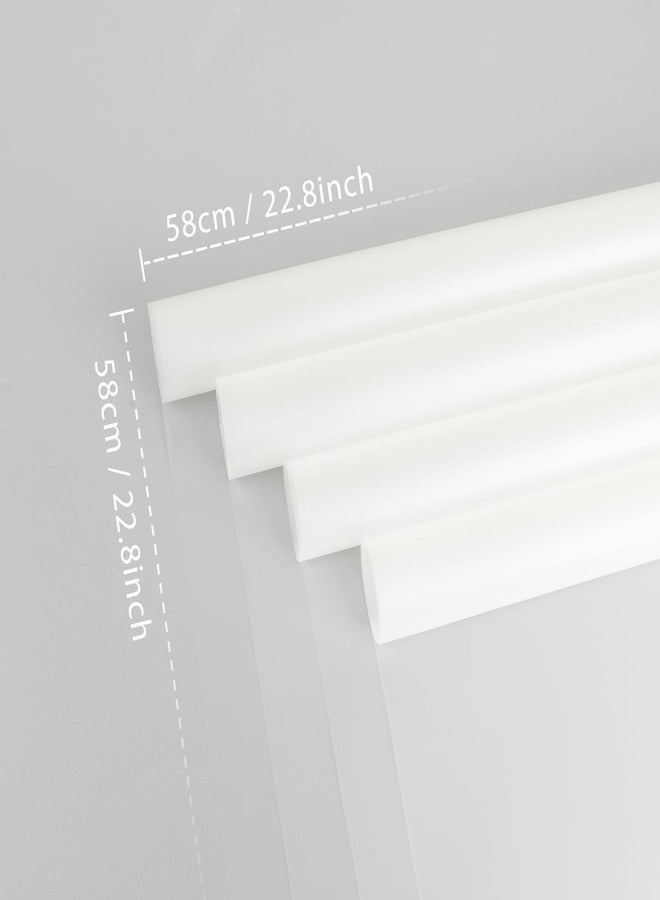 NESCCI 20 Sheet Flower Wrapping Paper - Waterproof Floral Bouquet Wrapping Paper, Florist Supplies Packaging Paper for Wedding Birthday Gift DIY (Misty Transparent White) - Image 2