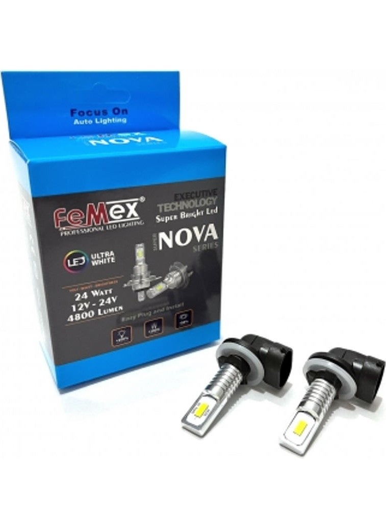 Femex Nova H27 Ice Blue Fanless LED Bulb 4800 Lumen  - Image 1