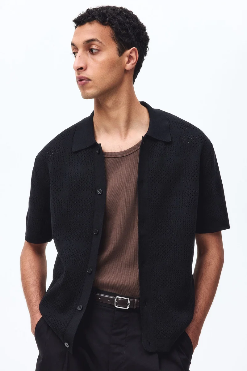 H&M Regular Fit Knitted shirt