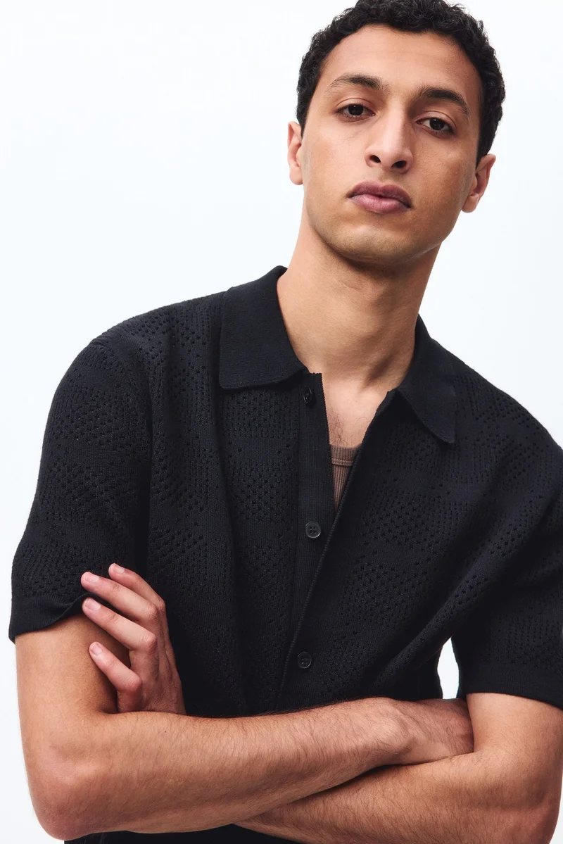 H&M Regular Fit Knitted shirt