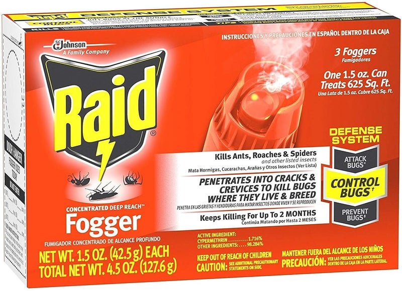 ريد RAID MAX قاتل الحشرات الطائرة، وزن 179 جرام، مكون من 3 قطع - Image 1