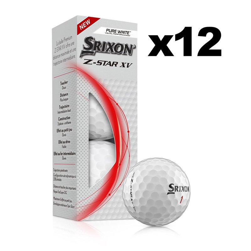 Srixon Z-Star XV Golf Balls, Z-Star XV 8, White - Image 2