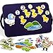 CHEFAN Felt Board for Toddlers Felt Pieces Storytelling Flannel Board with 5 Little Ducks 5 Little Monkeys and 5 Green Speckled Frogs Stories for Preschool Activities 4 Sets - Image 2