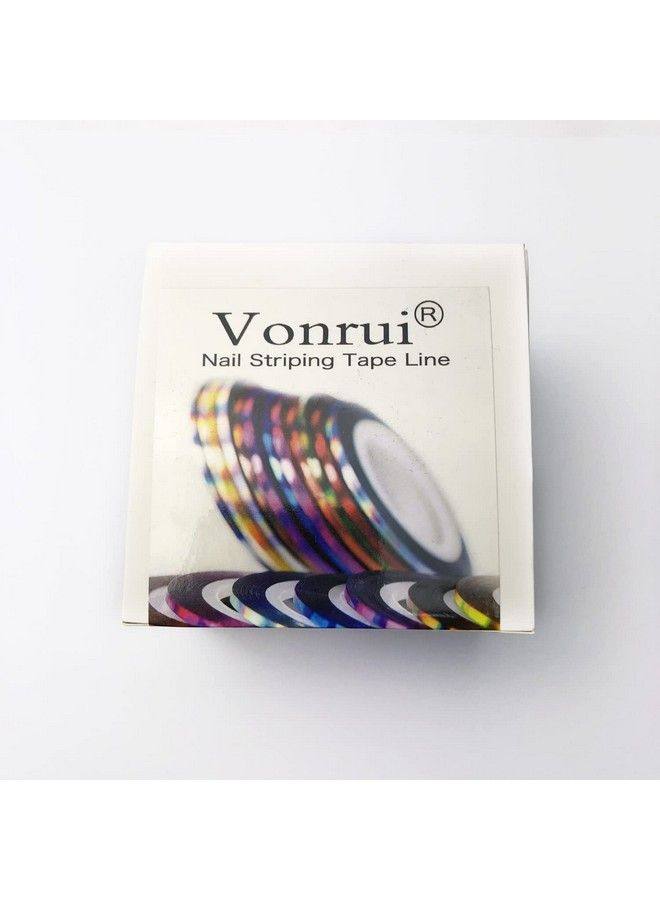 Vonrui 36 قطعة شريط تزيين الأظافر 1 مم 2 مم 3 مم للأظافر الزخرفية أدوات ديي فن الأظافر ذاتية اللصق - Image 5