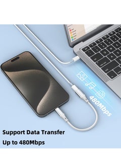 SYOSI USB C Male to Lightning Female Adapter 2 Pack, 27W PD Fast ChargingandData Transfer for iPhone 1515 Plus15 Pro15 Pro Max,iPad Air,Not for AudioOTG  - Image 2