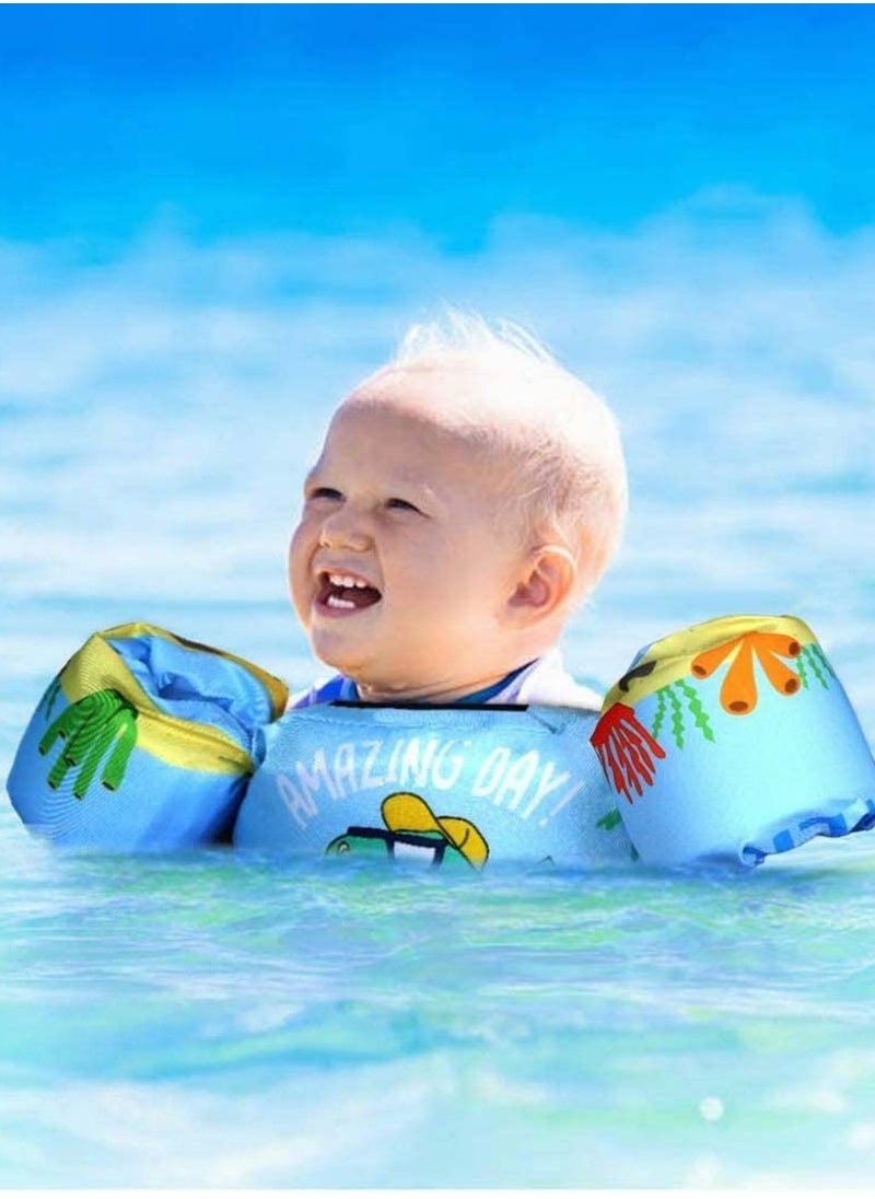 SYOSI - Swimming Float Vest for Kids Toddler Swimming Aids Arm Floaties for 2 6 Year Old, 14 25KG Learning to Swim - Image 1