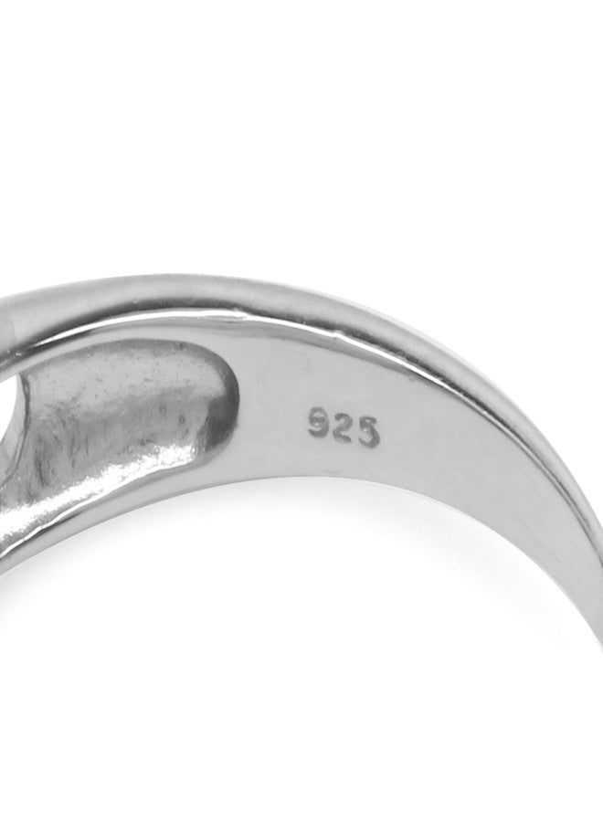 Silvershake 1.22ct. 7X5mm Genuine Octagon Shape London Blue Topaz 925 Sterling Silver Celtic Knot Solitaire Ring Size 7.5 - Image 4