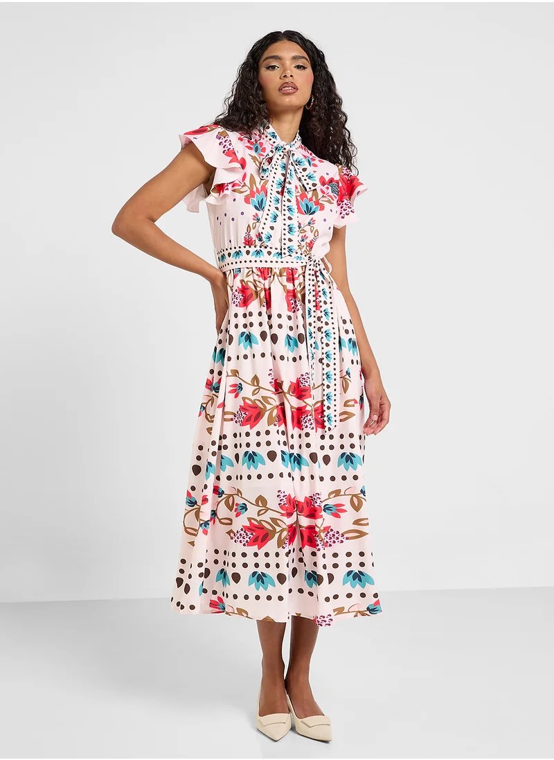 ايلا Floral Print Dress