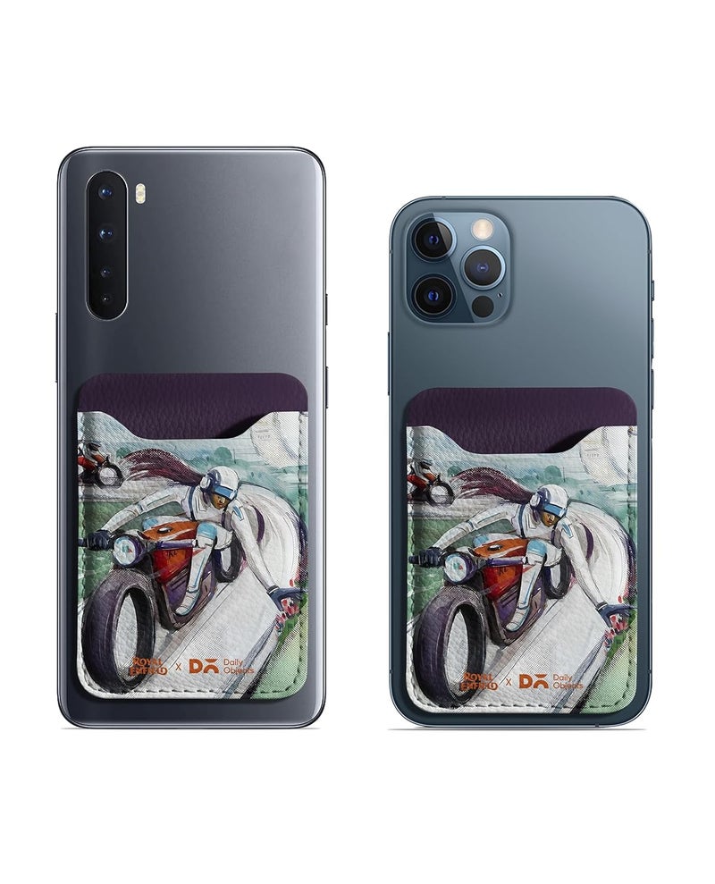 Daily Objects Timeless Touch CardSafe Phone Wallet | Premium Design | Full-Grain Leather | Guys | Card Holder | Dedicated Sleeve - Image 5