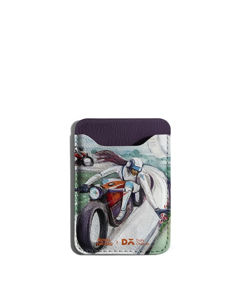 Daily Objects Timeless Touch CardSafe Phone Wallet | Premium Design | Full-Grain Leather | Guys | Card Holder | Dedicated Sleeve - Image 3