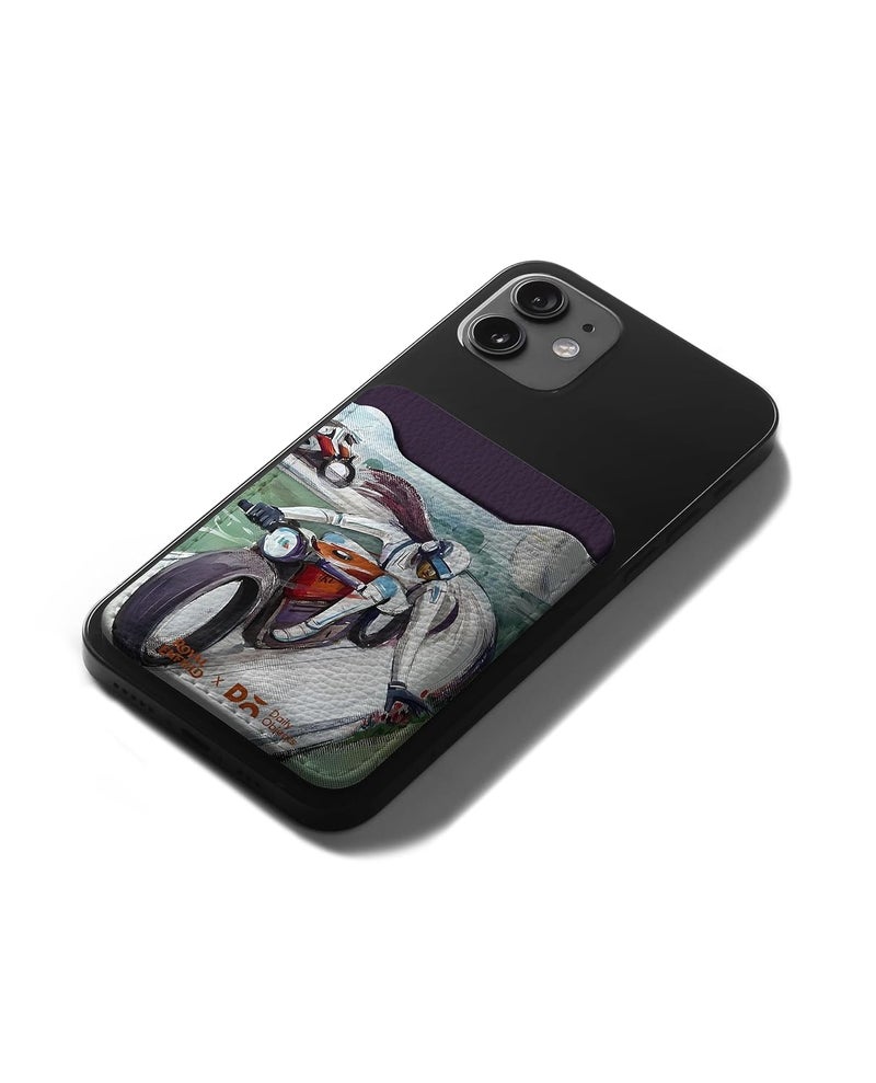 Daily Objects Timeless Touch CardSafe Phone Wallet | Premium Design | Full-Grain Leather | Guys | Card Holder | Dedicated Sleeve - Image 4