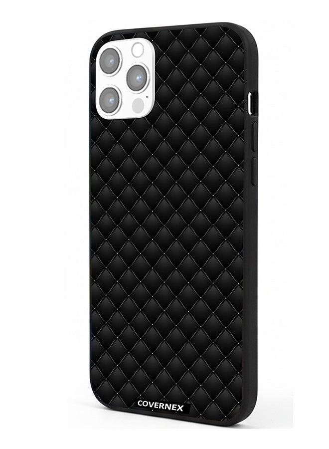 Covernex Apple iPhone 12 Pro Protective Case Cover Printed Featuring A 3D Effect Diamond Pattern - Image 1
