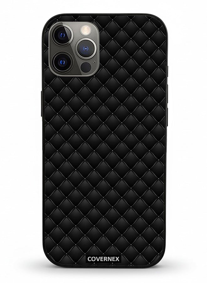 Covernex Apple iPhone 12 Pro Protective Case Cover Printed Featuring A 3D Effect Diamond Pattern - Image 2