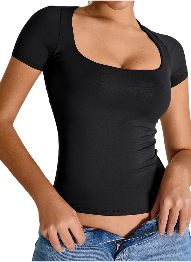 كون.يوغا Womens Short Sleeves Shirt