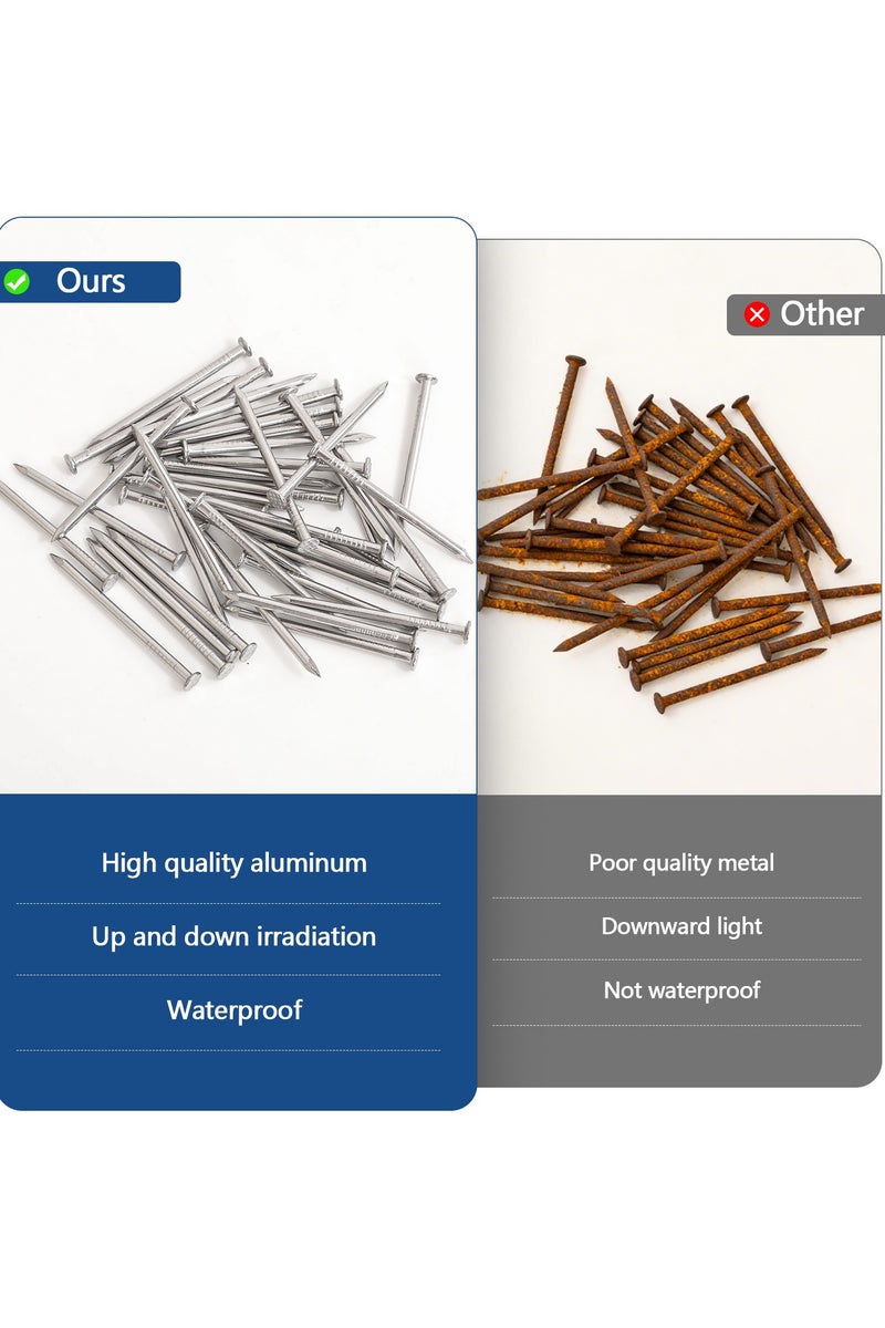 ZFHDBM Galvanized Nails 400PCS  Gold Nails 400PCS Picture Hanging Nails Assortment Kit, 800 Pcs Wall Hanging Set       for Frame Art Photo, 5 Sizes Framing Nails Assorted Kit  - Image 5