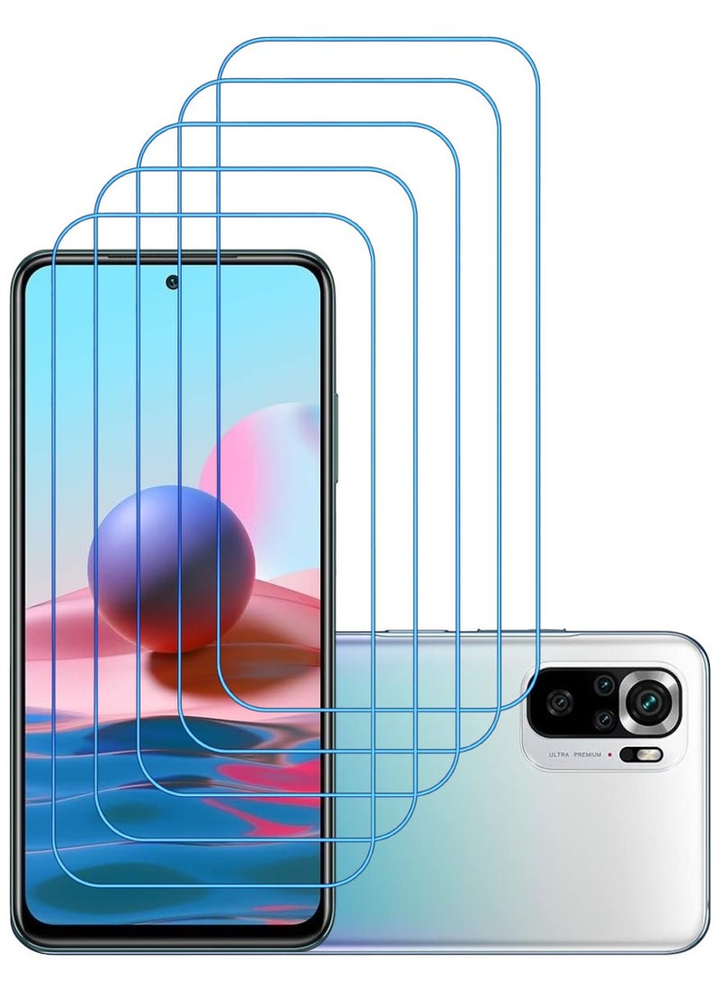 أكاليكس 5 قطع، حماية شاشة،  لهاتف شاومي  ريدمي نوت 10 ، جودة ممتازة. - Image 1