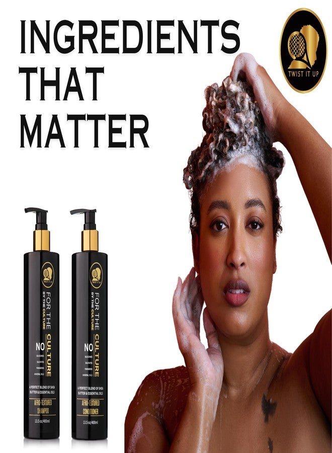 Twist It Up curly hair shampoo with 20 natural ingredients, sulfate free shampoo for curly hair, wavy hair shampoo, afro-textured shampoo - Image 4
