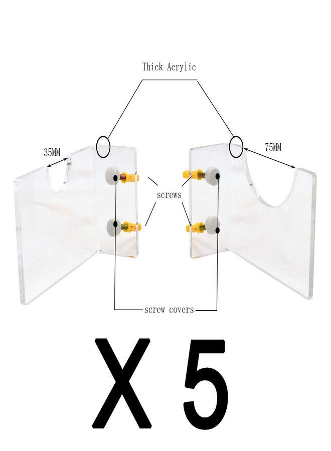 YYST Horizontallly Display Wall Mount Holder Rack Stand for Light Saber -Hardware Included -5/PK - Image 2