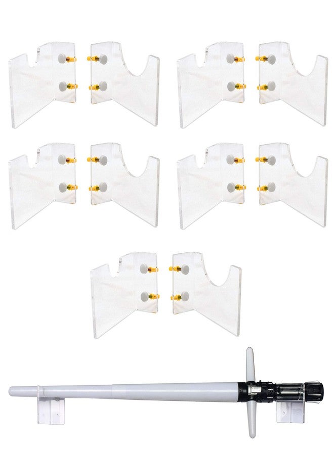 YYST Horizontallly Display Wall Mount Holder Rack Stand for Light Saber -Hardware Included -5/PK - Image 1