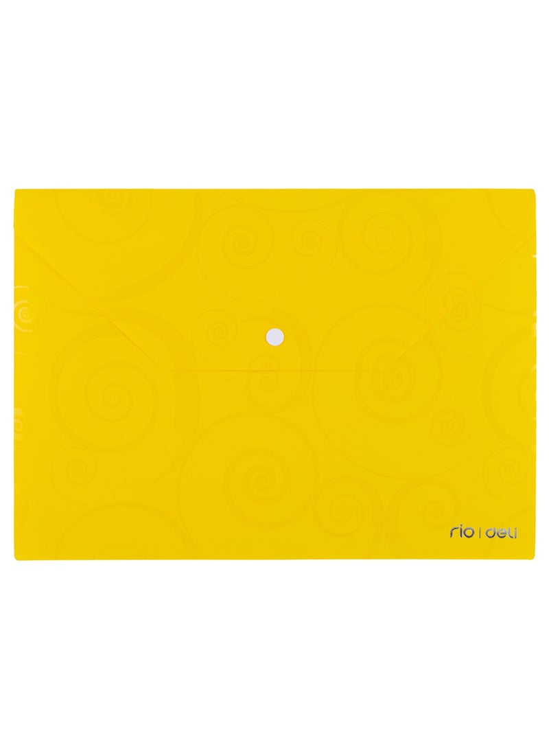 Deli E39640 A4 File Bag Zip Pouch Document Organizer Assorted Colors – 1 Piece - Image 3