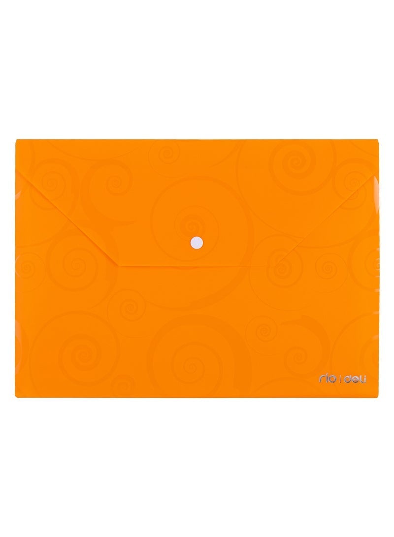 Deli E39640 A4 File Bag Zip Pouch Document Organizer Assorted Colors – 1 Piece - Image 4