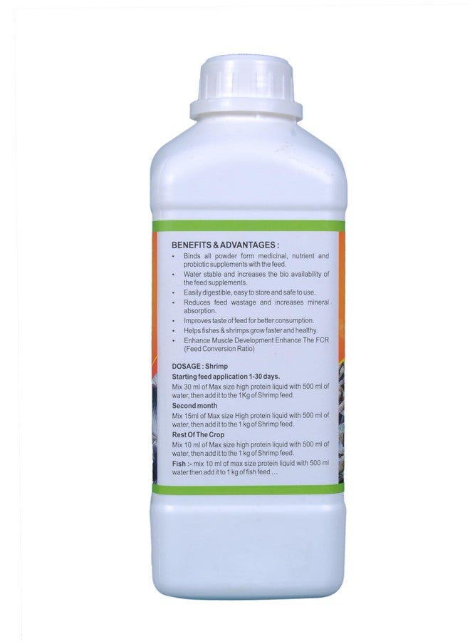 YK Laboratories Max-Size High Protien Liquid for Fish & Shrimp Farming | Aqua Culture Feed Supplement - 1L - Image 2