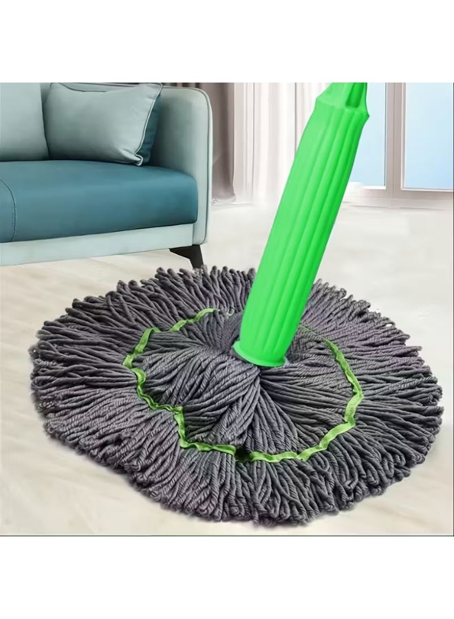 2-in-1 Self-Wringing Spin Mop with 360° Rotating Head – Microfiber Floor Cleaning Mop for Deep Cleaning and Drying Tiles & Walls, Easy to Use with Smart Bucket System - Image 2