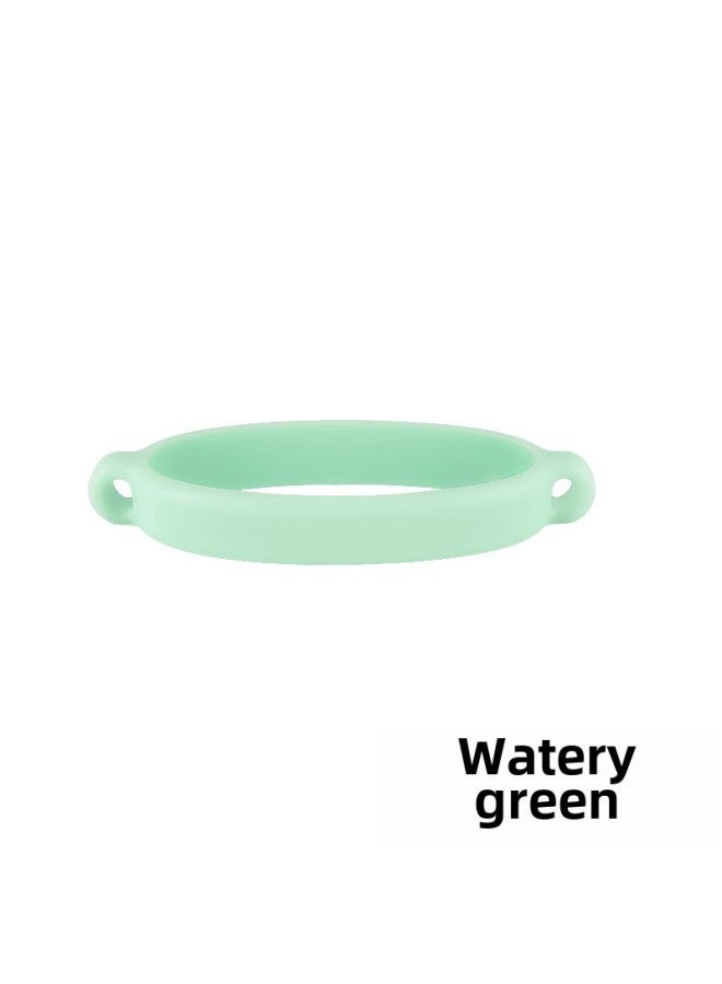 Suitable For Stanley Water Cup Water Bottle Kettle Elastic Silicone Ring Lanyard Cup Ring Ring 8-40Z Beam Ring-Specifications:Watery Green - Image 1