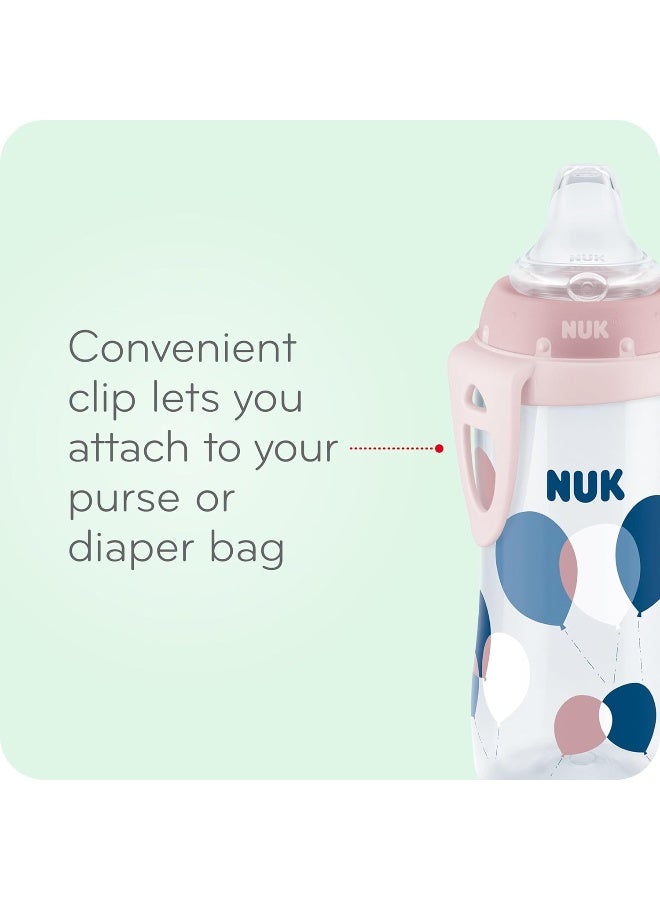 NUK Active Sippy Cup, 10 oz, 2 Pack, 12+ Months, Timeless Collection - Image 4