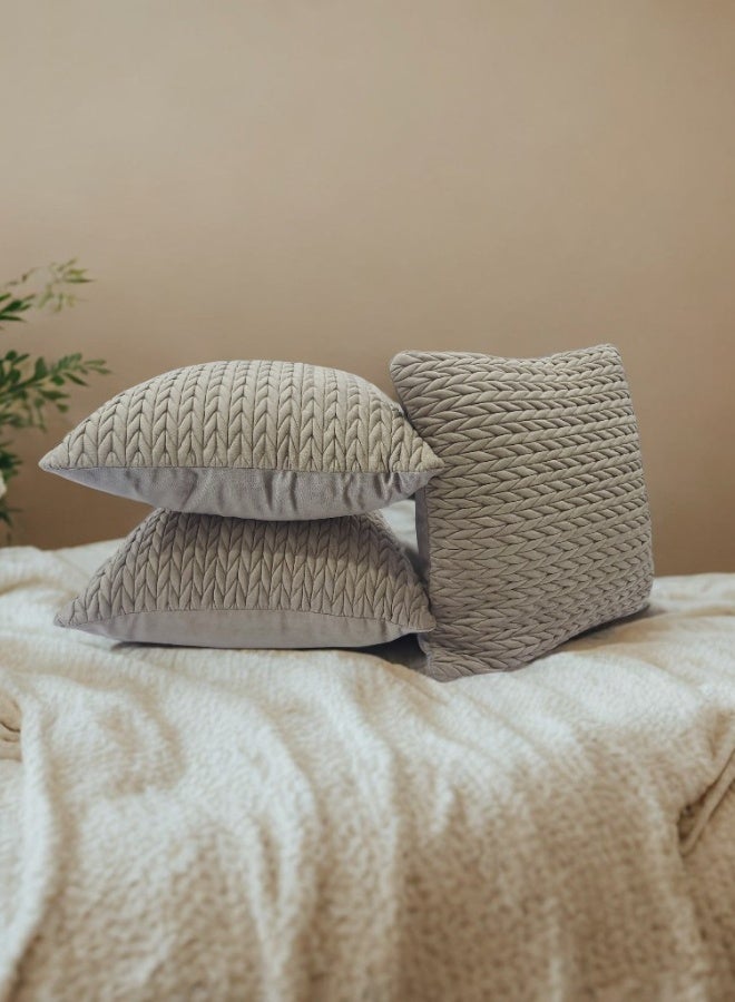 Inrest Home Luxury Pillow Cover Beige - INREST 45*45cm - Image 1