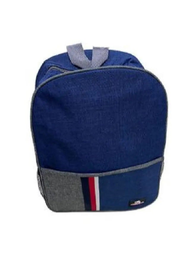 Thermal Cooler Backpack Insulated Food & Drinks Lunch Bag, Travel Camping Picnic Bag, Blue - Image 1