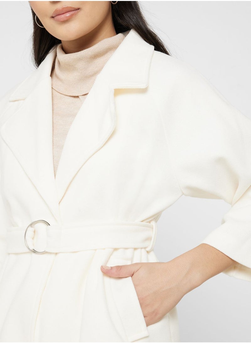 ELLA - Belted Lapel Coat - Image 1