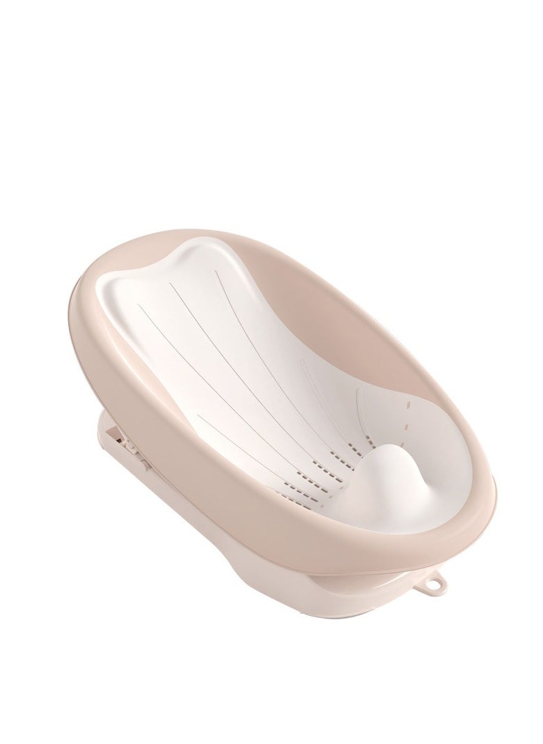 MIXDE - Foldable Baby Bath Chair With Washing Hair Shower Shampoo Cup For Newborn to Toddler Infant Bather Support Use in the Sink or Bathtub Includes 3 Reclining Positions - Image 1