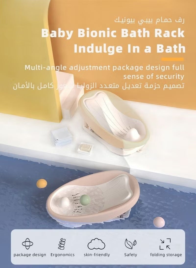 ميكسد فائدة نموذج يتعلق طوي كرسي حمام الطفل ، دش كأس مع غسل الشعر ، الذي هو مناسبة للأطفال حديثي الولادة إلى طفل رضيع حمام حامل ، ويمكن استخدامها في الحوض أو حوض الاستحمام . - Image 5