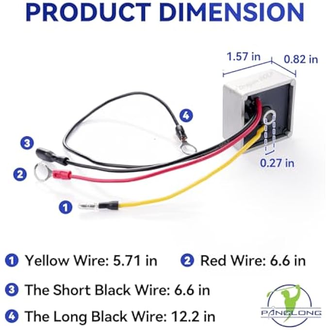 Club Car Ds Carryall Voltage Regulator Rectifier1015777 102711201 1992 Up Gas Golf Carts - Image 5