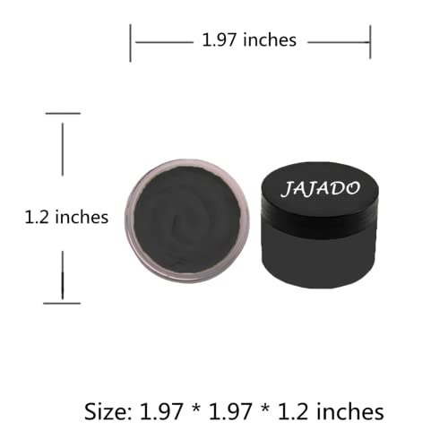 JAJADO Chalk Paste Ink for Silk Screen Stencils, Black Screen Printing Chalk Paint Set Inks Tool for Painting on Furniture Transfers, Wood, Chalkboard, Home Decor Chalk Art Supplies - Image 2