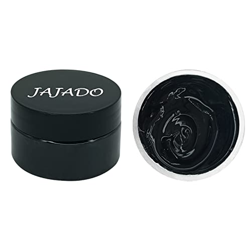 JAJADO Chalk Paste Ink for Silk Screen Stencils, Black Screen Printing Chalk Paint Set Inks Tool for Painting on Furniture Transfers, Wood, Chalkboard, Home Decor Chalk Art Supplies - Image 1