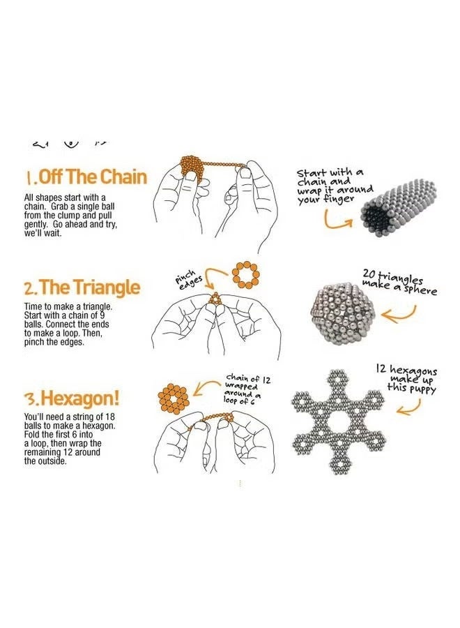 216 PCS Magnetic Small Ball Cubes with Box - Image 4