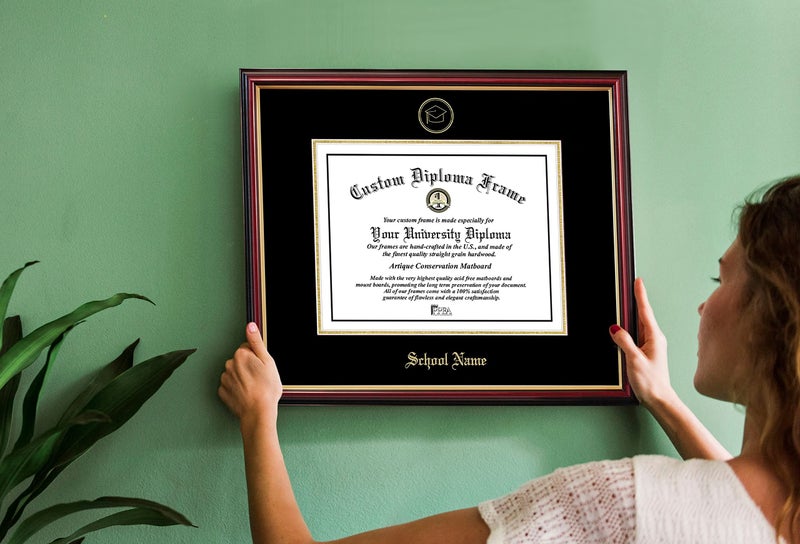 Campus Images Kansas State University Petite Diploma Frame – 8.5" x 11" – Officially Licensed Hardwood Frame - Image 2