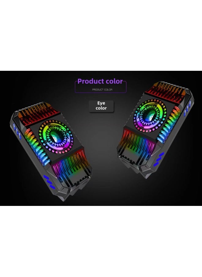 Generic Lifting Desktop Tremolo Live Cooling Cooling Cooling Version Mobile Phone Bracket Multifunctional Semiconductor Refrigeration Artifact-Color:S01 (tarnish) Mobile Phone Radiator  - Image 1