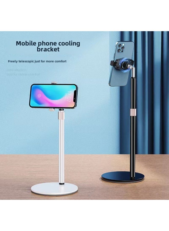 Generic Lifting Desktop Tremolo Live Cooling Cooling Cooling Version Mobile Phone Bracket Multifunctional Semiconductor Refrigeration Artifact-Color:S01 (tarnish) Mobile Phone Radiator  - Image 2
