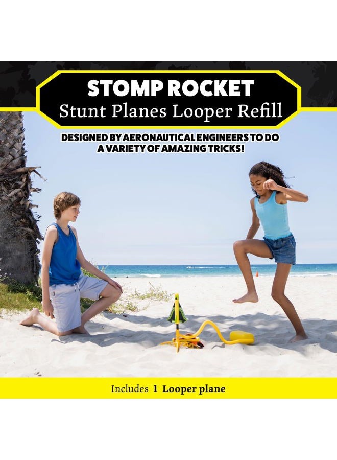 Stomp Rocket Stunt Planes Refill - 1 Looper Plane - Image 2