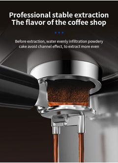 sokany All-in-One Espresso Coffee Machine with Milk Frother,1.6L Espresso/Latte/Cappuccino Coffee Maker,15 Bar/850W,SK-6862  Black/Silver  - Image 4
