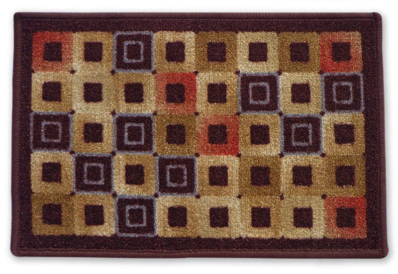 Status Contract Nylon Anti Slip Floor Door Mat in Home Kitchen Office Entrance Mats (38x58 cm, Brown) -Pack of 1, Rectangular - Image 2
