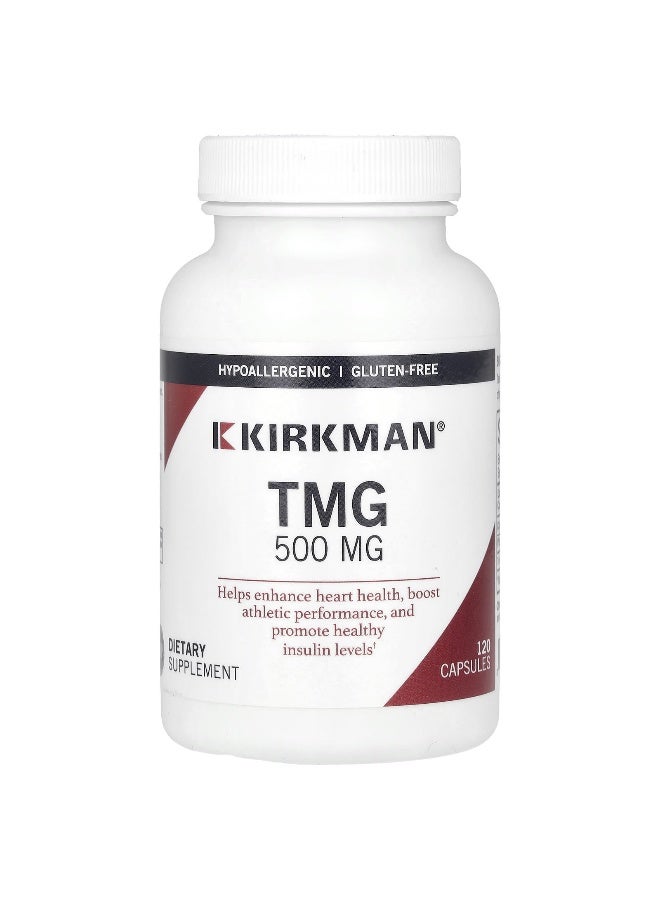 Kirkman Labs كيركمان لابز، تي إم جي، 500 ملغ، 120 كبسولة (قد يختلف التعبئة) - Image 1