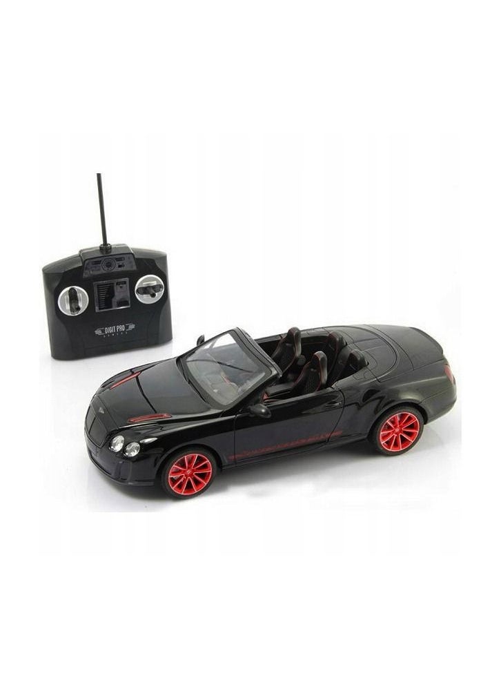 Bentley Supersports Imitate 1:14 Racing Black Car With Remote Control - 2049