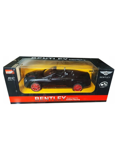 Bentley Supersports Imitate 1:14 Racing Black Car With Remote Control - 2049