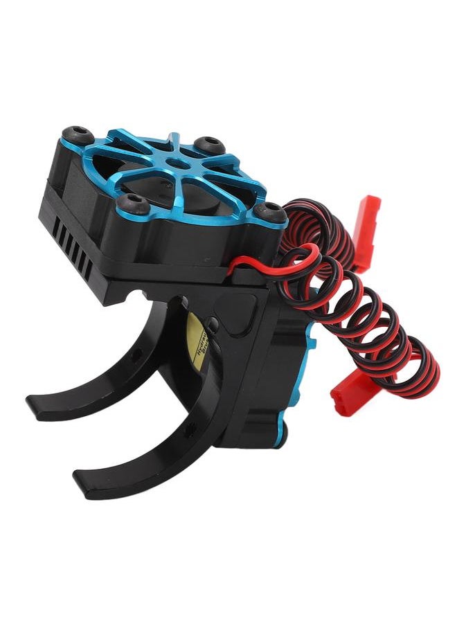 Thoraya RC Motor Heatsink Cooling Fan with Dual Fans For 550 3650 3660 3670 3674 Motor 36mm Diameter Black  - Image 3